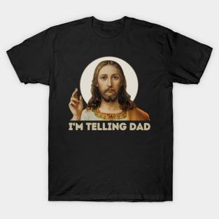 Retro I'm Telling Dad T-Shirt